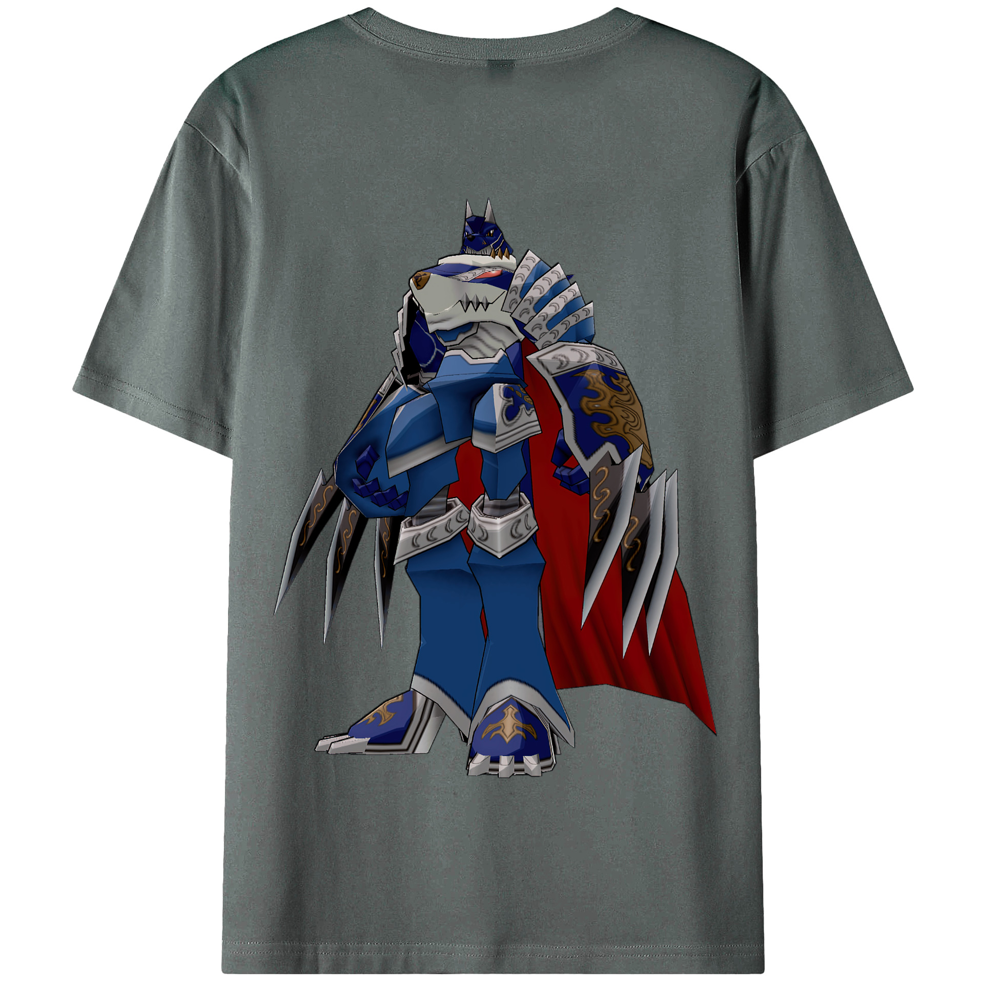 （画像用） Digimon デジタルモンスター/デジモン 綿100％半袖Tシャツ（背面プリント）